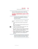 Preview for 71 page of Toshiba Qosmio F25 User Manual