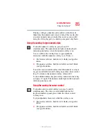 Preview for 85 page of Toshiba Qosmio F25 User Manual