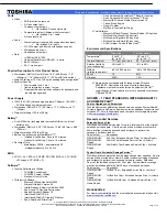 Preview for 2 page of Toshiba Qosmio G35-AV600 Specification