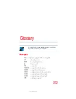 Предварительный просмотр 372 страницы Toshiba Qosmio G35-AV650 Series User Manual