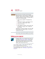 Preview for 46 page of Toshiba Qosmio G35 User Manual