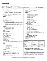 Preview for 1 page of Toshiba Qosmio X500-S1812 Specifications