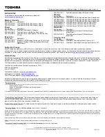 Preview for 2 page of Toshiba Qosmio X500-S1812 Specifications