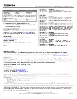 Preview for 2 page of Toshiba Qosmio X500 Specifications