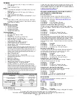 Preview for 2 page of Toshiba R10-S804TD Specifications