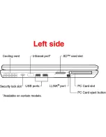 Preview for 6 page of Toshiba R15-S822 Specifications