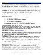 Preview for 4 page of Toshiba R400 S4834 1.2 Specifications