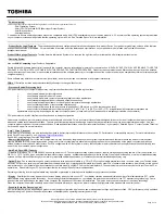 Preview for 4 page of Toshiba R500-S5002X Specifications