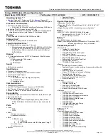 Preview for 1 page of Toshiba R700-S1321 Specifications