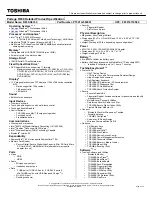 Preview for 1 page of Toshiba R830-S8330 Specifications