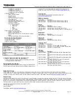 Preview for 2 page of Toshiba R830-S8330 Specifications