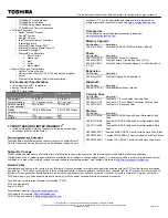 Preview for 2 page of Toshiba R830-S8332 Specifications