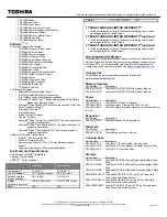 Preview for 2 page of Toshiba R830-ST8300 Specifications