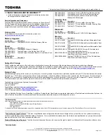 Preview for 2 page of Toshiba R835-P50X Specifications