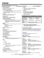 Toshiba R835-P55X Specifications preview