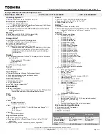 Preview for 1 page of Toshiba R835-P81 Specifications