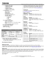 Preview for 2 page of Toshiba R840-S8420 Specifications