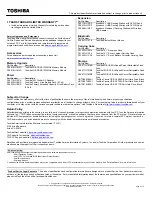 Preview for 2 page of Toshiba R845-ST5N01 Specifications