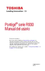 Toshiba R930-SP3243KL (Spanish) Manual Del Usuario preview