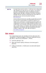 Preview for 31 page of Toshiba R930-SP3243KL (Spanish) Manual Del Usuario