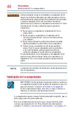 Preview for 44 page of Toshiba R930-SP3243KL (Spanish) Manual Del Usuario