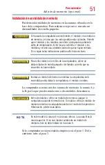 Preview for 51 page of Toshiba R930-SP3243KL (Spanish) Manual Del Usuario