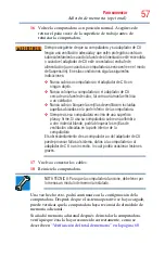 Preview for 57 page of Toshiba R930-SP3243KL (Spanish) Manual Del Usuario