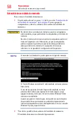 Preview for 58 page of Toshiba R930-SP3243KL (Spanish) Manual Del Usuario