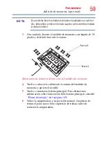 Preview for 59 page of Toshiba R930-SP3243KL (Spanish) Manual Del Usuario