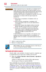 Preview for 60 page of Toshiba R930-SP3243KL (Spanish) Manual Del Usuario