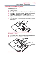 Preview for 113 page of Toshiba R930-SP3243KL (Spanish) Manual Del Usuario