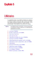 Preview for 131 page of Toshiba R930-SP3243KL (Spanish) Manual Del Usuario