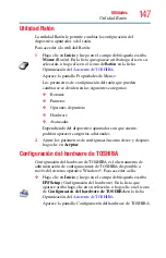 Preview for 147 page of Toshiba R930-SP3243KL (Spanish) Manual Del Usuario