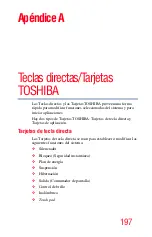 Preview for 197 page of Toshiba R930-SP3243KL (Spanish) Manual Del Usuario