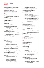 Preview for 232 page of Toshiba R930-SP3243KL (Spanish) Manual Del Usuario