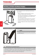 Предварительный просмотр 12 страницы Toshiba RAC-PD0811CRU User Manual