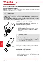 Предварительный просмотр 20 страницы Toshiba RAC-PD0811CRU User Manual