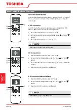 Предварительный просмотр 22 страницы Toshiba RAC-PD0811CRU User Manual