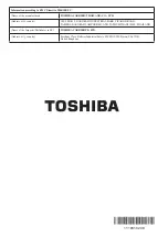 Предварительный просмотр 4 страницы Toshiba RAS-07 series Owner'S Manual
