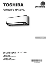 Предварительный просмотр 5 страницы Toshiba RAS-07 series Owner'S Manual