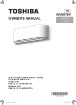 Preview for 1 page of Toshiba RAS-10J2AVSG-TR1 Owner'S Manual