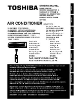 Предварительный просмотр 1 страницы Toshiba RAS-10JAVP-E Owner'S Manual