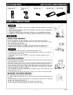 Предварительный просмотр 2 страницы Toshiba RAS-10JAVP-E Owner'S Manual