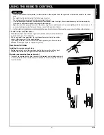 Предварительный просмотр 8 страницы Toshiba RAS-10JAVP-E Owner'S Manual