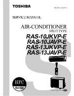 Предварительный просмотр 1 страницы Toshiba RAS-10JAVP-E Service Manual