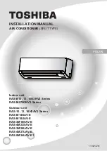 Предварительный просмотр 67 страницы Toshiba RAS-10N3AV2 Series Installation Manual