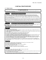 Preview for 37 page of Toshiba RAS-10UAV-E Service Manual