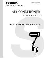 Preview for 1 page of Toshiba RAS-13S2AH-ES Service Manual