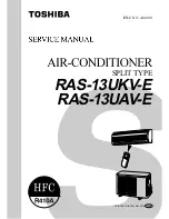 Toshiba RAS-13UAV-E Service Manual preview