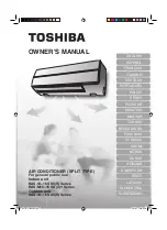 Toshiba RAS-16 SKV Series Owner'S Manual preview